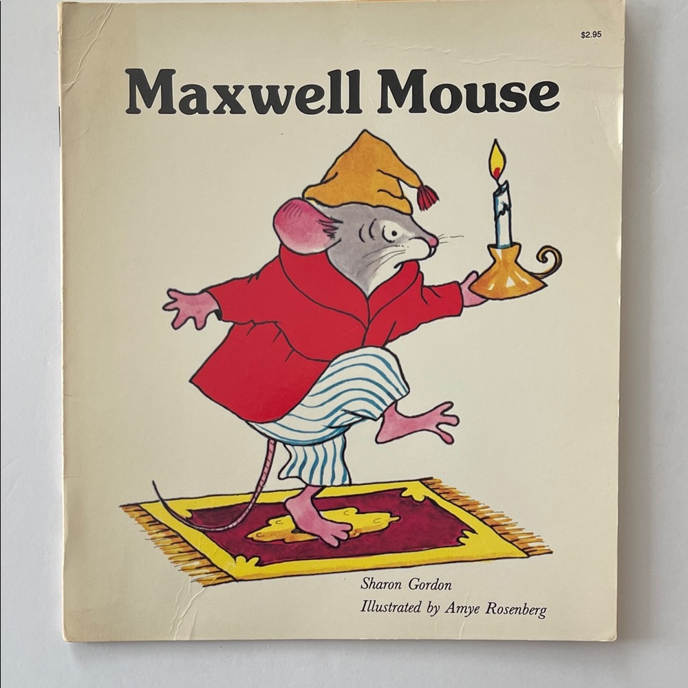 Vintage Troll 1981 Maxwell Mouse Book Sharon Gordon